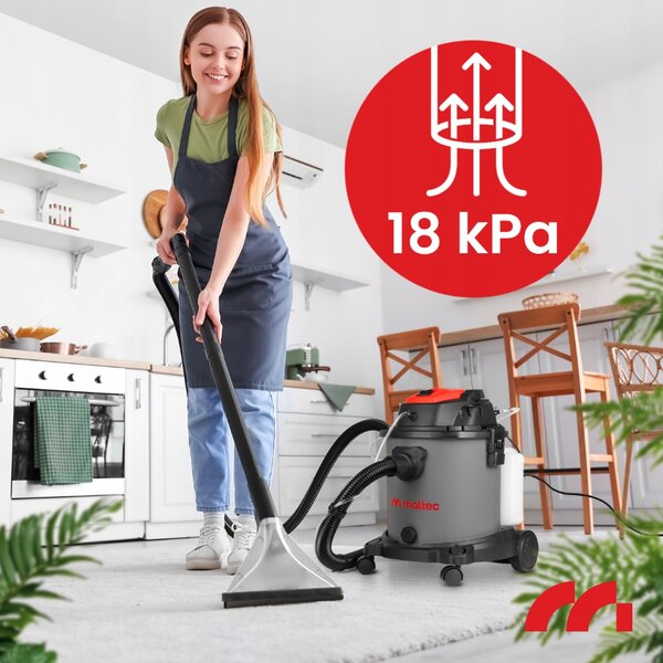 Usisavač za mokro/suho usisavanje, čišćenje tapeciranog namještaja i tepiha MalTec MasterWash 2200W