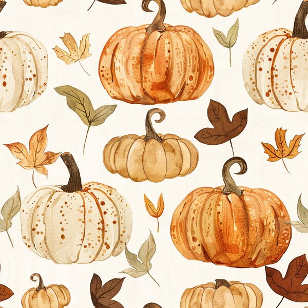 Flanel posteljina LEAVES & PUMPKINS šarena Dimenzije posteljine: 70 x 90 cm | 140 x 200 cm
