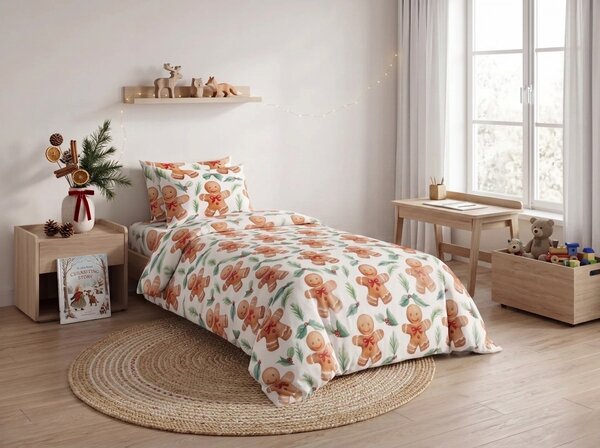 Flanel posteljina MERRY GINGER šarena Dimenzije posteljine: 70 x 90 cm | 140 x 200 cm