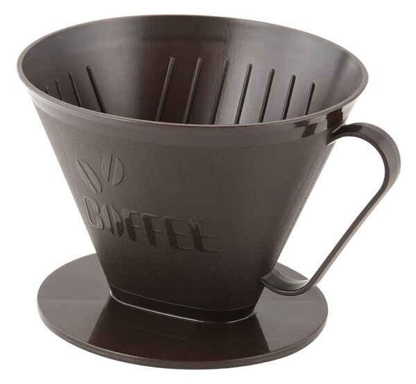 Smeđi držač za filter za kavu br. 4 Fackelmann Coffee & Tea