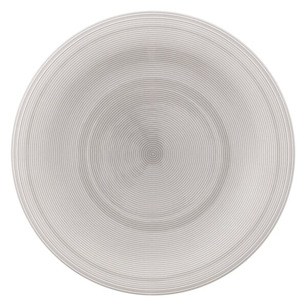Bijelo-sivi porculanski tanjur Like by Villeroy & Boch Group, 28,5 cm