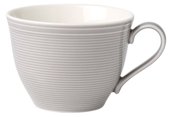 Bijelo-siva porculanska šalica za kavu Like by Villeroy & Boch Group, 0,25 l