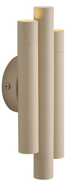 Retro wandlamp beige 3-lichts - Pipes