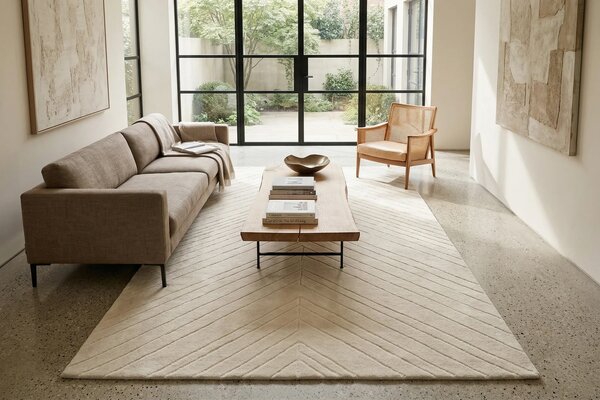 Vuneni Tepih Arrow Beige