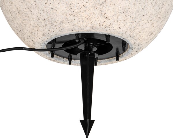 Pametna vanjska svjetiljka siva 45 cm IP65 uključujući LED - Nura