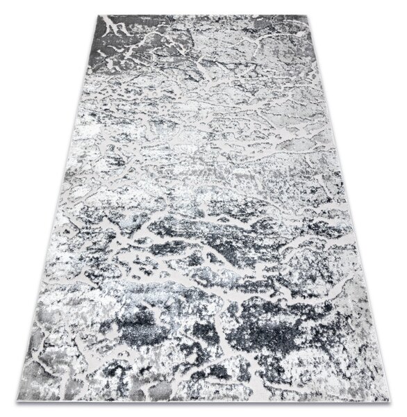Tepih MEFE moderna 6182 Beton - Strukturne, dvije razine flora Siva