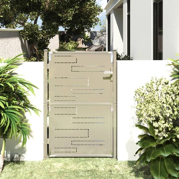 Vrtna vrata 100 x 150 cm od nehrđajućeg čelika