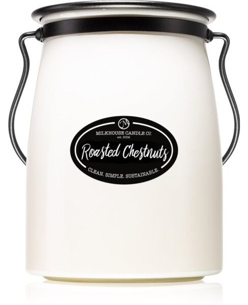 Milkhouse Candle Co. Creamery Roasted Chestnuts mirisna svijeća Butter Jar 624 g