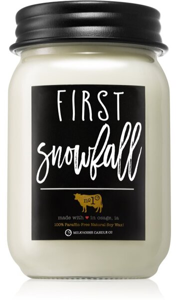Milkhouse Candle Co. Farmhouse First Snowfall mirisna svijeća Mason Jar 369 g
