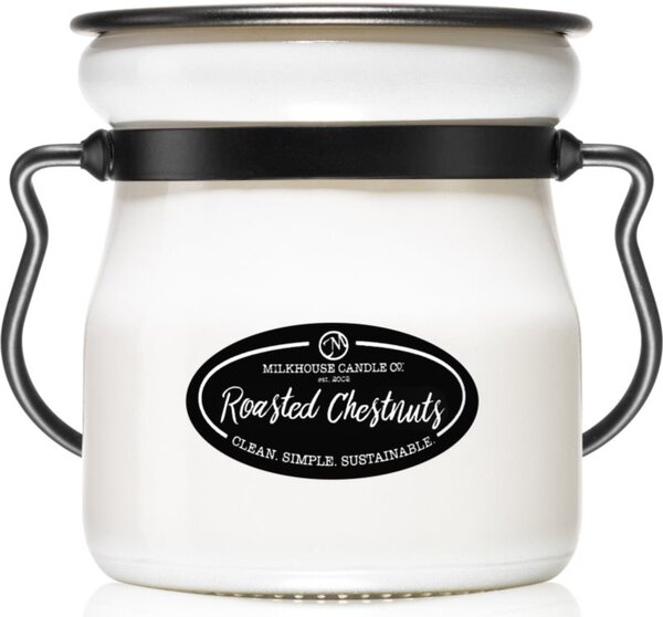 Milkhouse Candle Co. Creamery Roasted Chestnuts mirisna svijeća Cream Jar 142 g