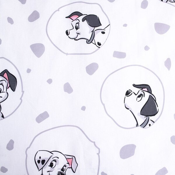 Bijela pamučna dječja posteljina za dječji krevetić 100x135 cm 101 Dalmatians – Jerry Fabrics