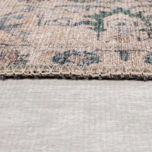 Zeleni periv tepih 152x230 cm Beau Floral – Flair Rugs