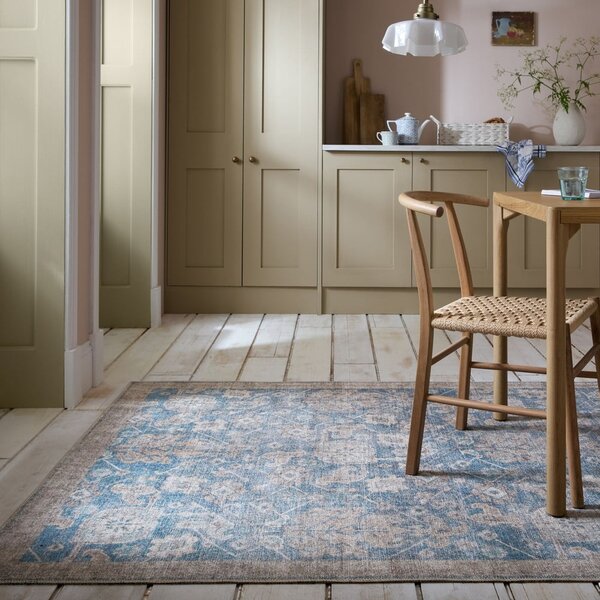 Plavi periv tepih 190x290 cm Orelia Global – Flair Rugs