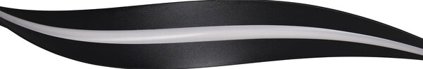 Reality Leuchten LED viseća svjetiljka Tivor, crna, metal, 3.000 K, Crno, Dnevni boravak/blagovaonica, Metal