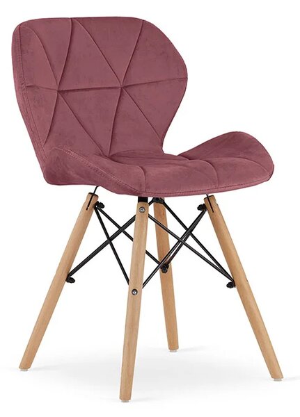 Stolica Lago – Velvet rose - 1 komad