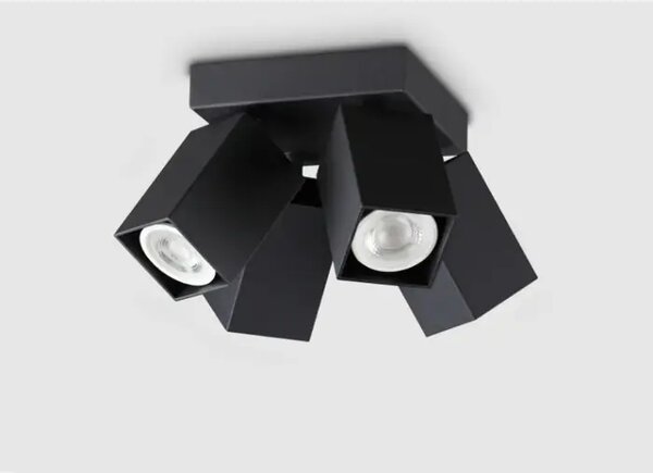 DYNAMITE PL4 KVADRATNI STROPNI REFLEKTOR GU10 IP20 CRNA ID371313