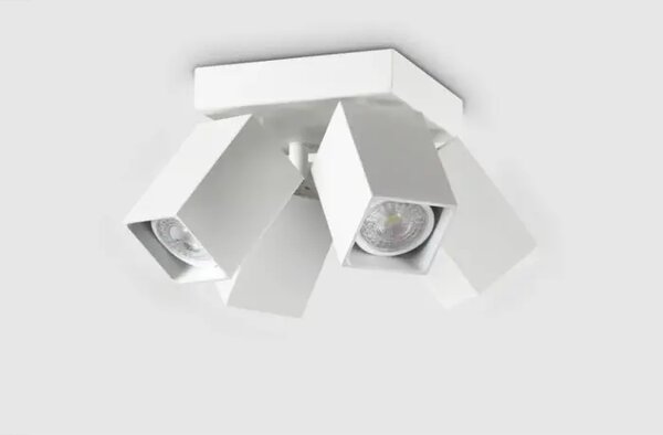 DYNAMITE PL4 KVADRATNI STROPNI REFLEKTOR GU10 IP20 BIJELA ID367446