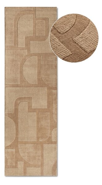 Bež ručno rađena vunenia staza 80x250 cm Alexis – Villeroy&Boch