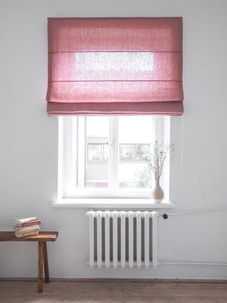 Rimska zavjesa šir. 120 cm Heavy Linen 10 boja