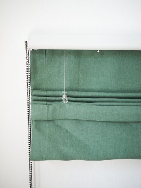 Rimska zavjesa šir. 120 cm Heavy Linen 10 boja