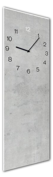 Zidni sat Styler Glassclock Concrete, 20 x 60 cm