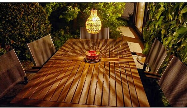 Starlux Viseća svjetiljka Rattan (Š x D: 14,5 x 21,5 cm, IP44)