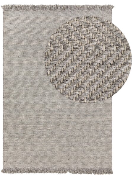 Vuneni tepih Lars Light Grey