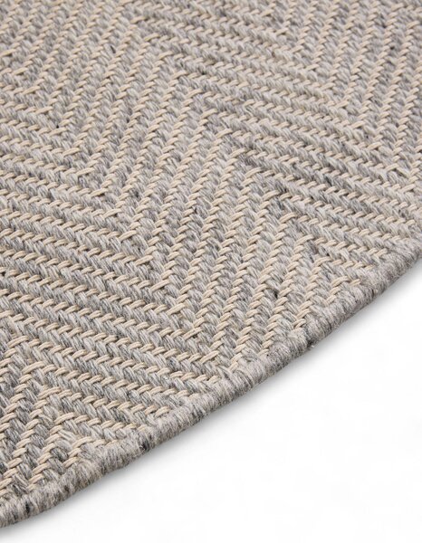 Tepih Lars Light Grey Round