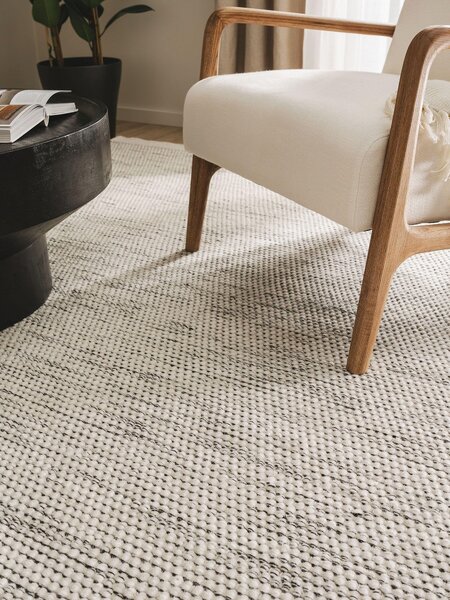 Vuneni tepih Rocco Beige Black