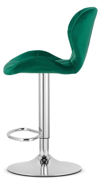 Barska stolica WEST VELVET, zelena