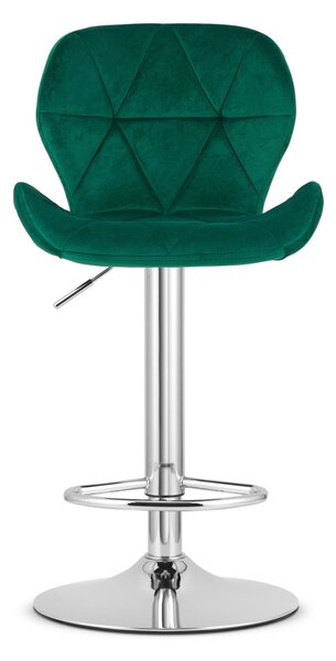 Barska stolica WEST VELVET, zelena