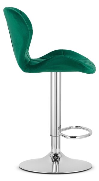 Barska stolica WEST VELVET, zelena