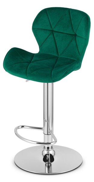 Barska stolica WEST VELVET, zelena