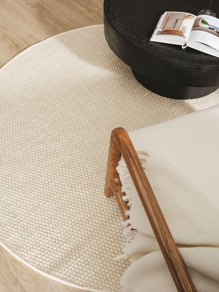 Tepih Rocco White Round