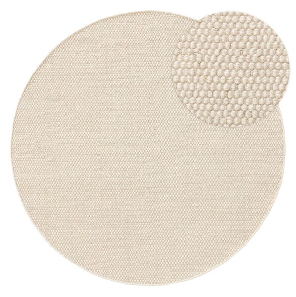 Tepih Rocco White Round