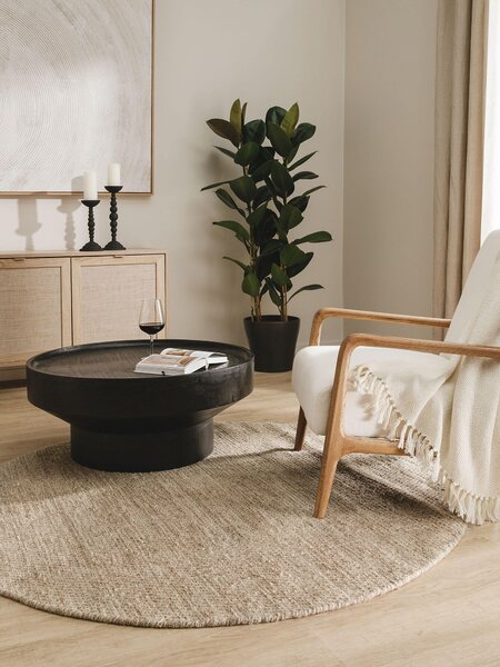 Tepih Rocco Taupe Round