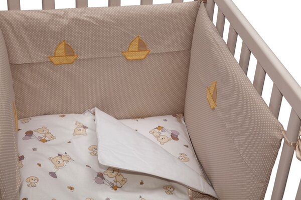 Magic Baby komplet posteljina Hana II 3-dijelni, 120x80 cm, 100% pamuk