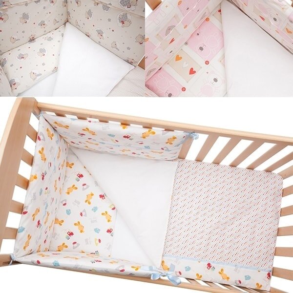 Magic Baby komplet posteljine Amy II, 3-dijelni, 120x80 cm, 100% pamuk