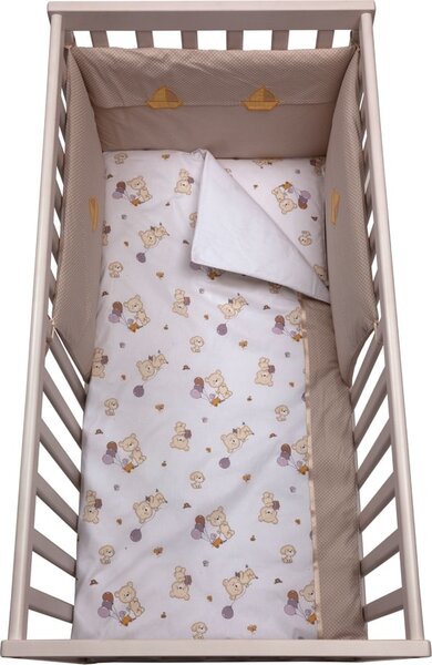 Magic Baby komplet posteljina Hana II 3-dijelni, 120x80 cm, 100% pamuk