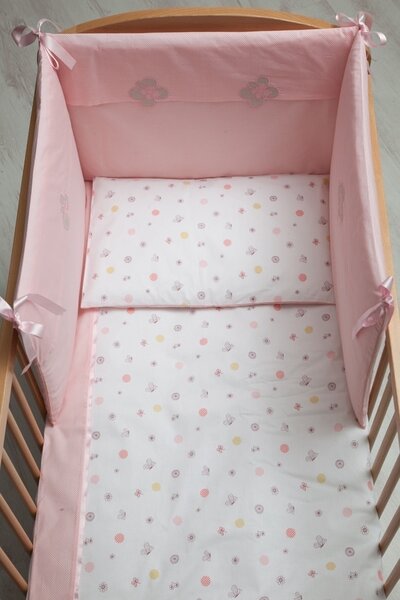 Magic Baby komplet posteljina Hana II 3-dijelni, 120x80 cm, 100% pamuk