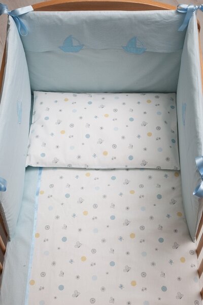 Magic Baby komplet posteljina Hana II 3-dijelni, 120x80 cm, 100% pamuk