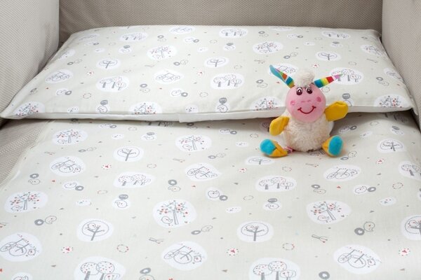 Magic Baby komplet posteljine Amy II, 3-dijelni, 120x80 cm, 100% pamuk