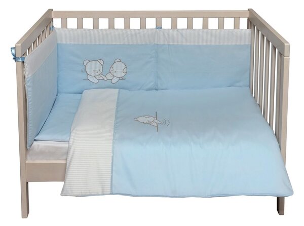 Magic Baby komplet posteljina Teddy2, 3-dijelni, 120x80 cm, 100% pamuk