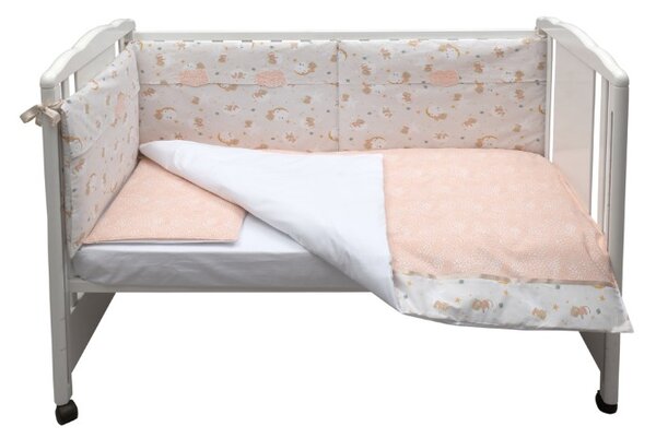 Magic Baby komplet posteljina Hana II 3-dijelni, 120x80 cm, 100% pamuk