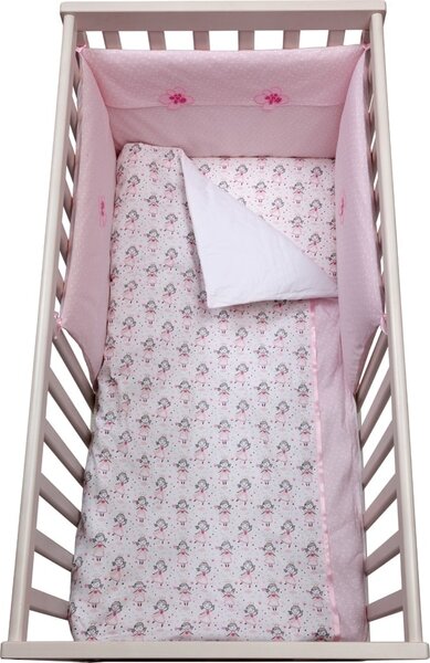 Magic Baby komplet posteljina Hana II 3-dijelni, 120x80 cm, 100% pamuk