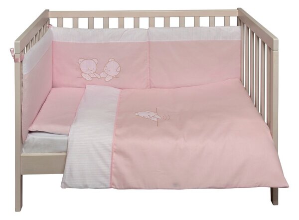 Magic Baby komplet posteljina Teddy2, 3-dijelni, 120x80 cm, 100% pamuk