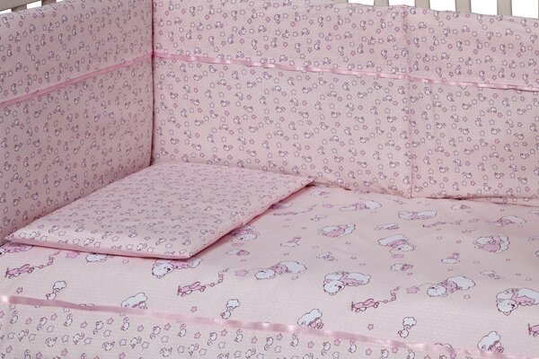 Magic Baby komplet posteljine Amy II, 3-dijelni, 120x80 cm, 100% pamuk