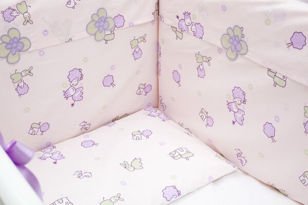 Magic Baby komplet posteljina Hana II 3-dijelni, 120x80 cm, 100% pamuk