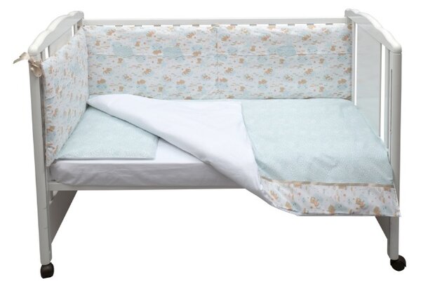 Magic Baby komplet posteljina Hana II 3-dijelni, 120x80 cm, 100% pamuk