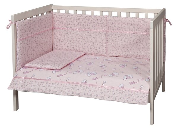 Magic Baby komplet posteljine Amy II, 3-dijelni, 120x80 cm, 100% pamuk